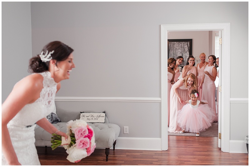 bridesmaids first look