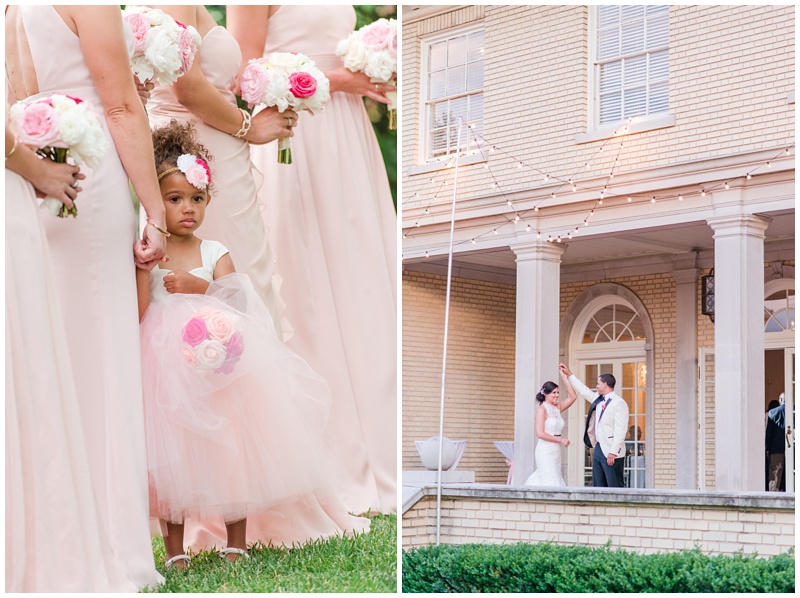 pink flower girl