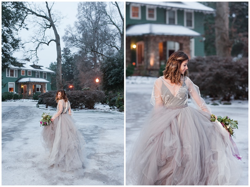 Image of Charlotte winter wedding