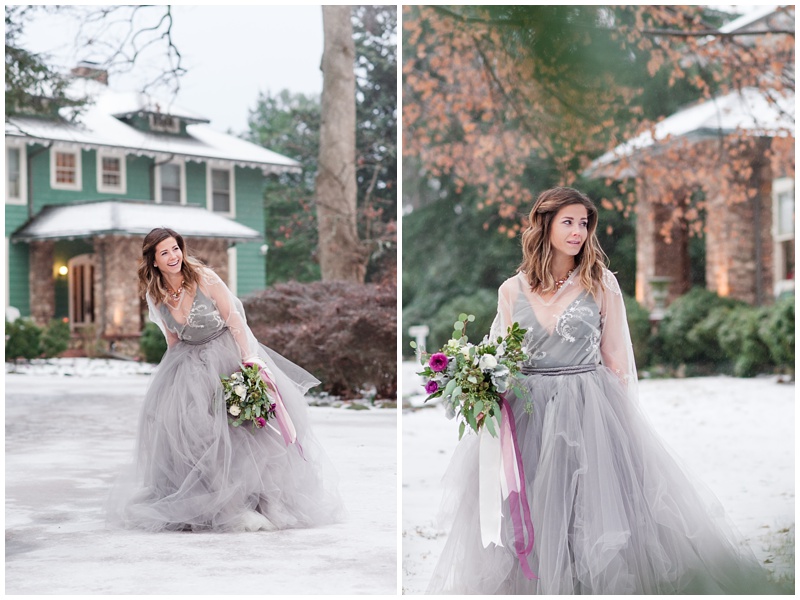Image of southern winter wedding